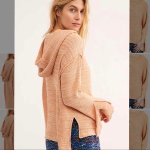 Free People Erica Hoodie Roasted Orange